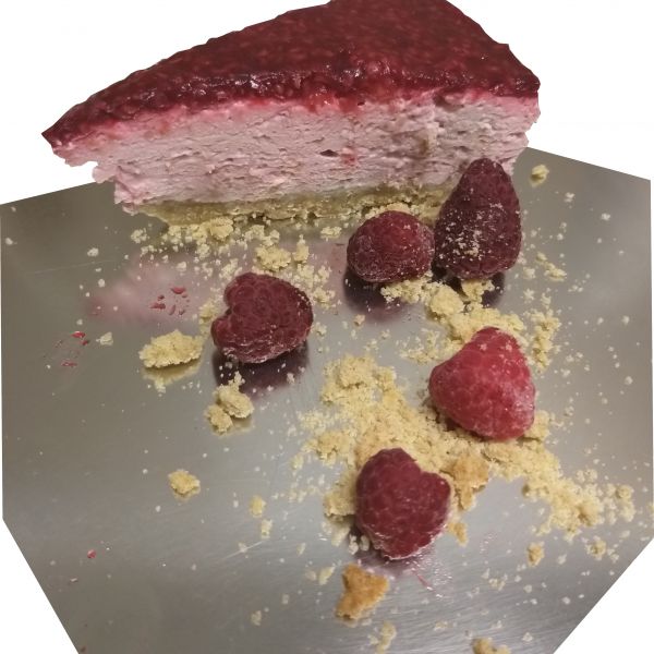 Málnás mascarpone habos szelet